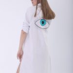 Look Project - Summer Look Beyaz Gömlek Elbise