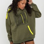 Look Project - Barcode - Hand Painted Hoodie