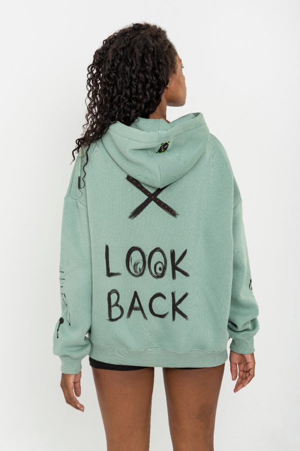 Look Project - Don't Look Back - Hand Painted Hoodie