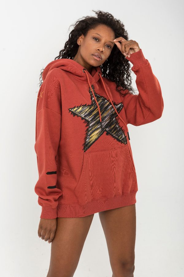 Look Project - Shine like a Star - Hand Painted Hoodie
