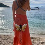 Look Project - Bee Happy Kırmızı Pareo