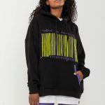 Look Project - Barcode - Hand Painted Hoodie