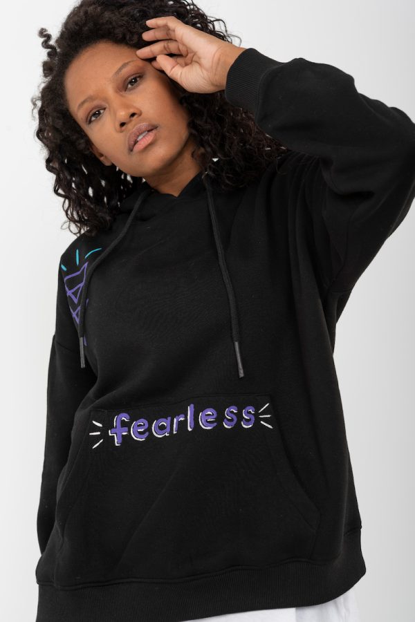 Look Project - Fearless - Hand Painted Hoodie