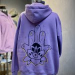 Look Project - Purple Hamsa Hoodie