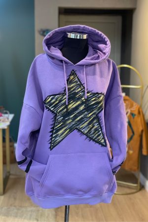 Look Project - Purple Shine Like a Star Hoodie