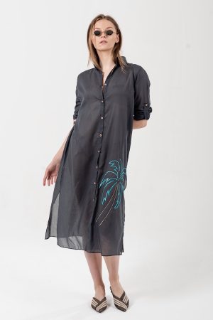 Look Project - Sunshine Black Elbise Gömlek