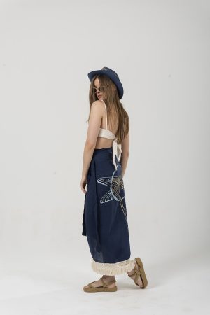 Look Project - Dragonfly Navy Pareo
