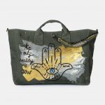 Look Project - Haki Hamsa Plaj Çantası