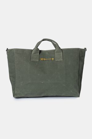 Look Project - Khaki İndian Plaj Çantası