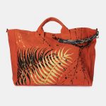 Look Project - Turuncu Leaves Plaj Çantası