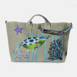 Look Project - Kum Rengi Tayra the Turtle Plaj Çantası