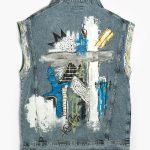 Look Project - Abstract Denim Yelek