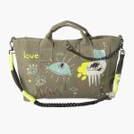 Look Project - Ellie the Eye Khaki City Bag