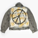 Look Project - Peace Gri Denim Bomber