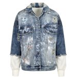 Comfy Denim Ceket - Mavi