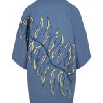 Leaves Kimono - Indigo