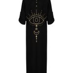 Tribe Gömlek Elbise - Koyu Siyah