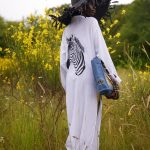 Summer Chic Bağlamalı Gömlek Elbise - Beyaz