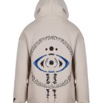 Aojo El Boyaması Hoodie - Krem