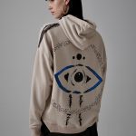 Aojo El Boyaması Hoodie - Kum Rengi