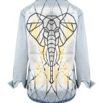 Ellie The Elephant Denim Ceket - Mavi