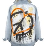 Love&Peace Denim Ceket - Mavi