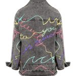 Sign Denim Ceket - Gri