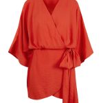 Letisya Dress - Nar Çiçeği