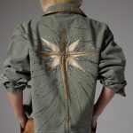 Polar Elegance Denim Ceket - Haki