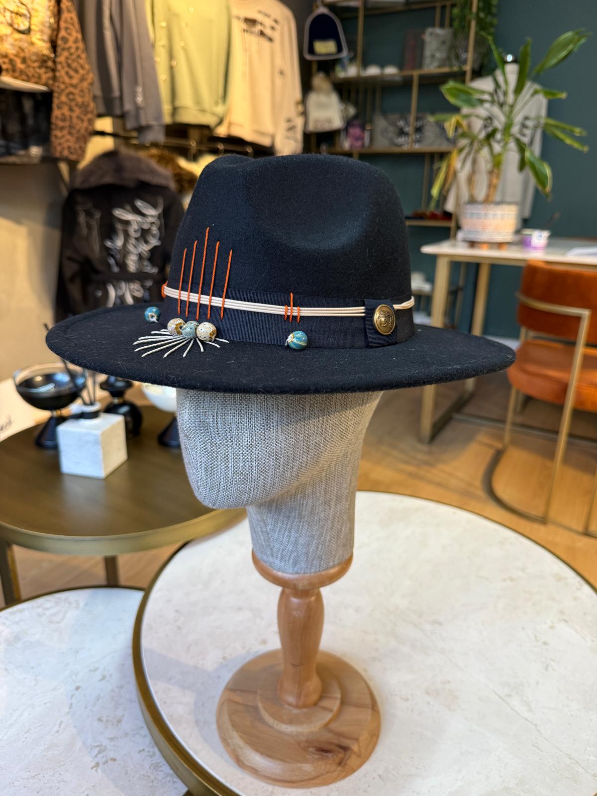 lp-kaşe-fötr-şapka-01 Kaşe Fötr Şapka 01-Siyah - Görsel 1