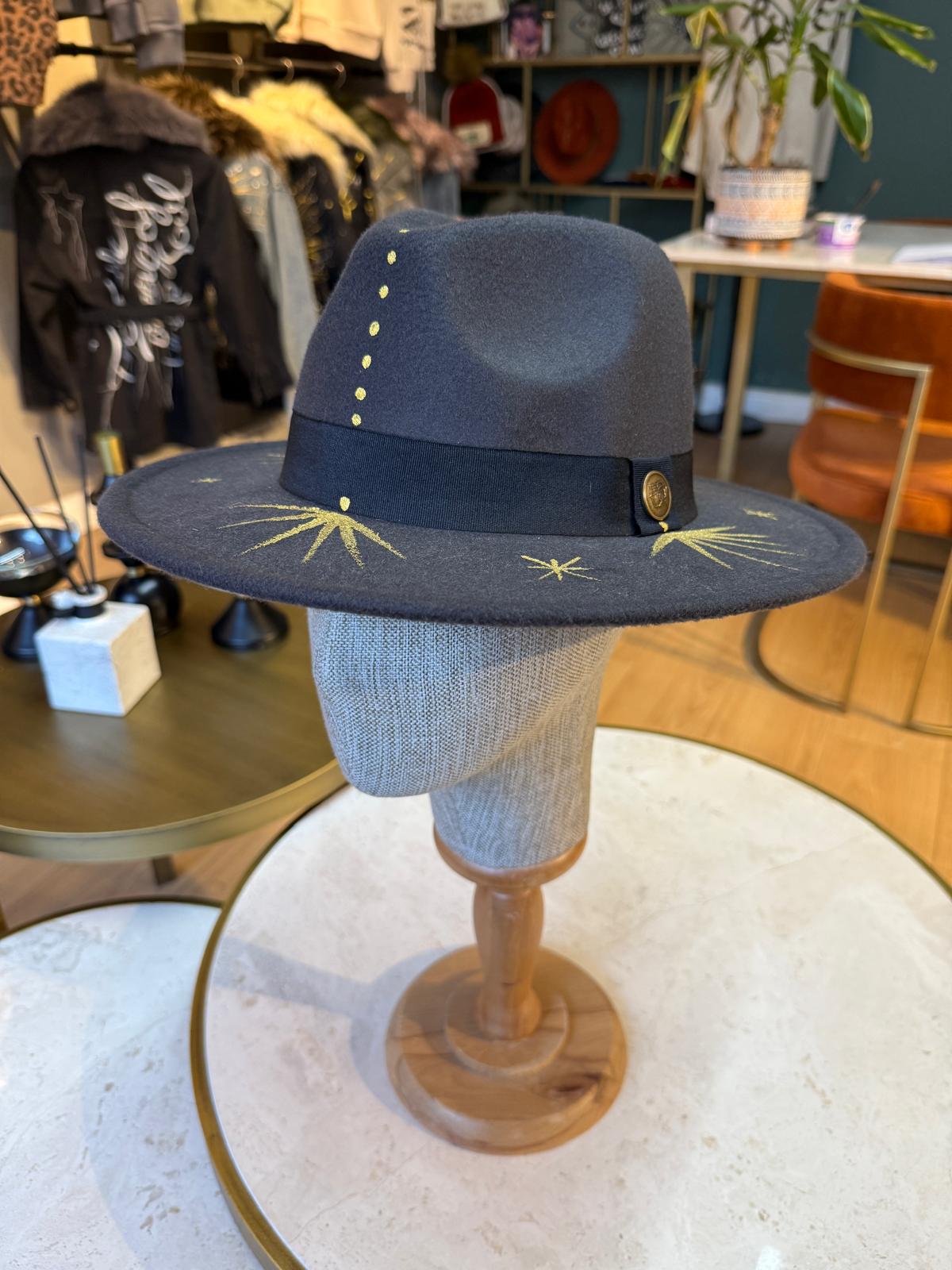 lp-kaşe-fötr-şapka-07 Kaşe Fötr Şapka 07-Siyah - Görsel 1